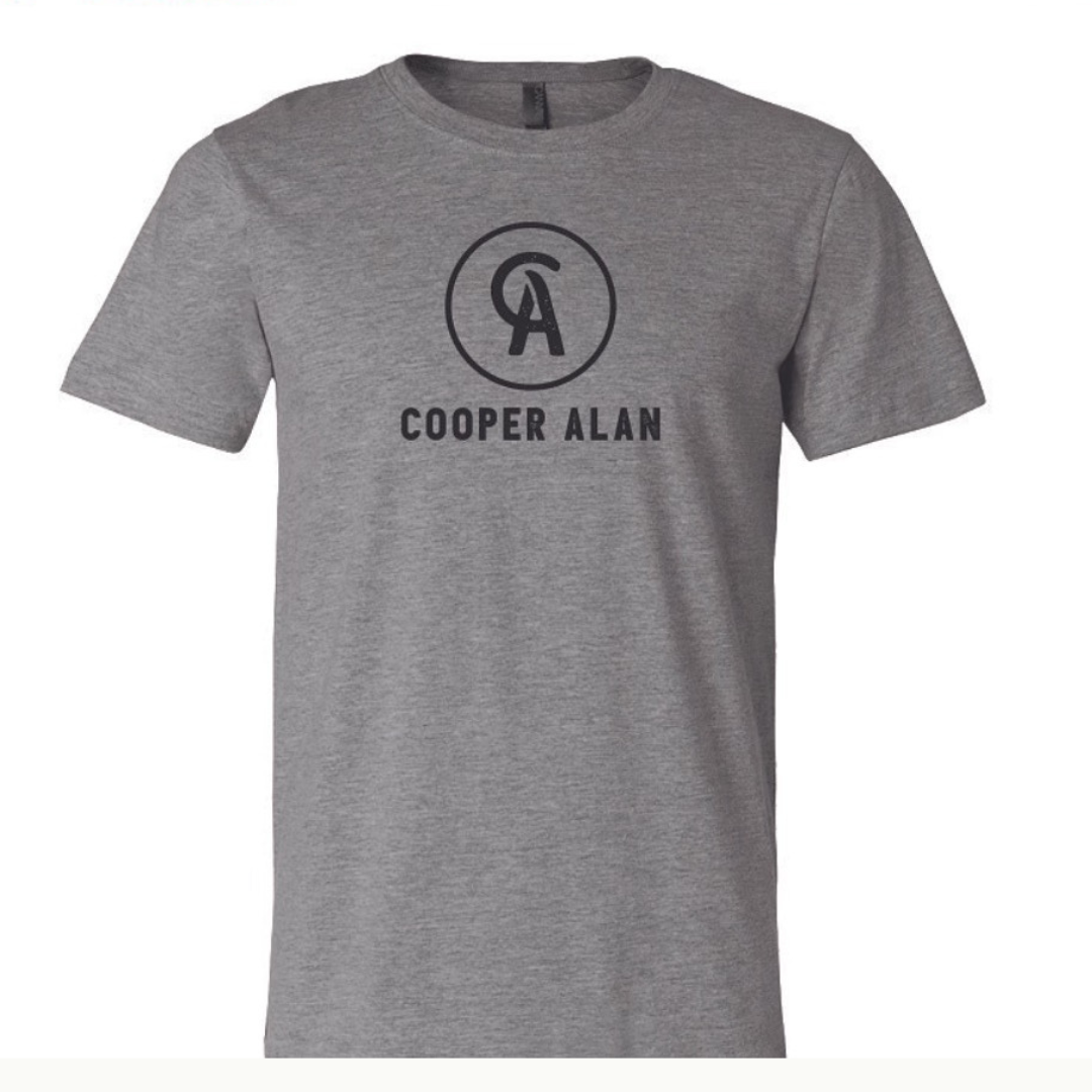 CA Round Logo Tee - Gray