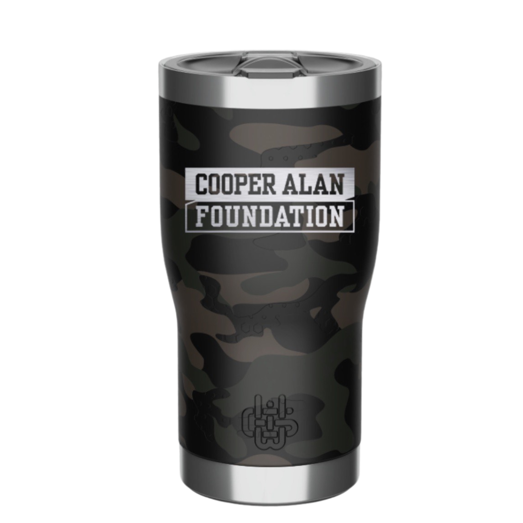 Cooper Alan Foundation Camo Tumbler