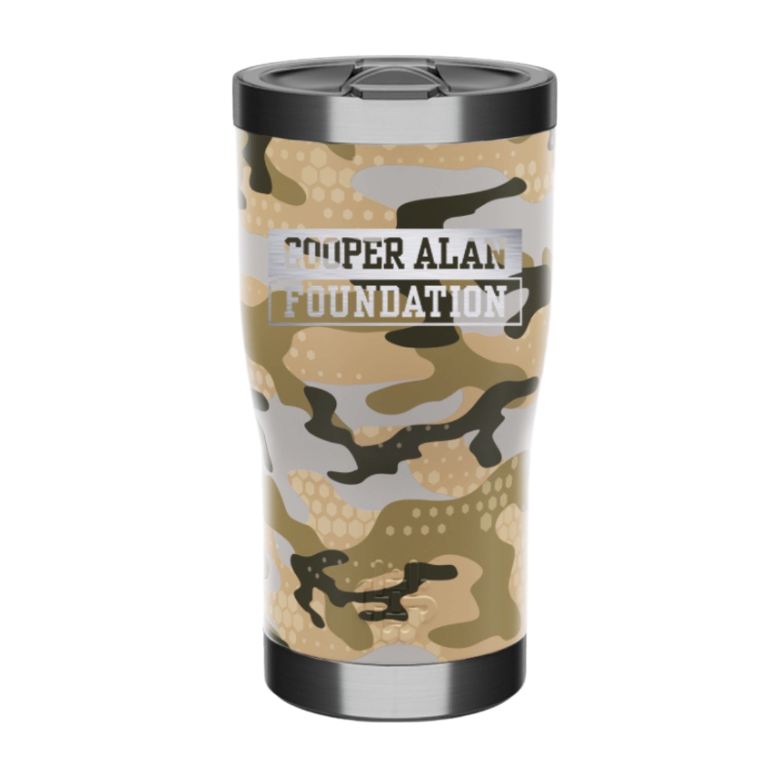 Cooper Alan Foundation Camo Tumbler